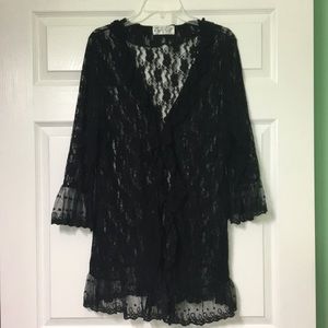 Black Lace Cover-Up
